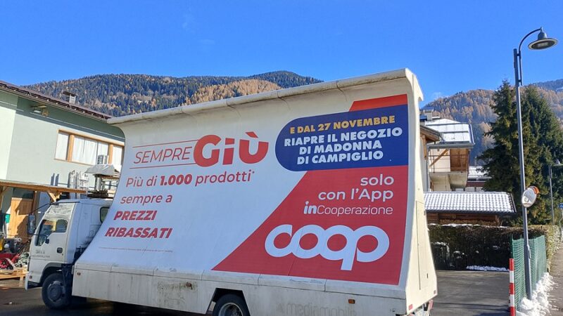 Coop – Eurospin – Domani doppia inaugurazione a Giustino e Madonna di Campiglio