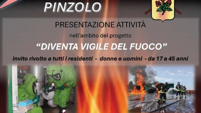 Pinzolo Domenica 16 novembre ore 17.30 “Diventa Vigile del Fuoco”