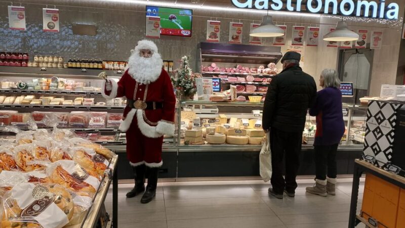 Babbo Natale in visita a Pinzolo e Giustino