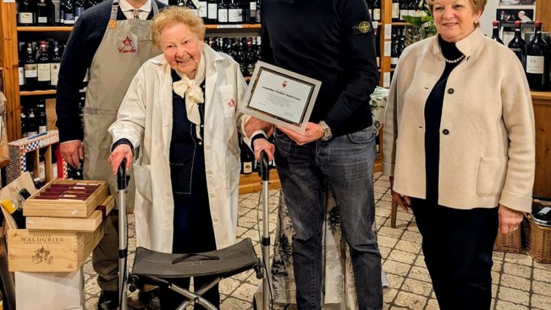 Grazie Poldina, cuore vivo del commercio trentino