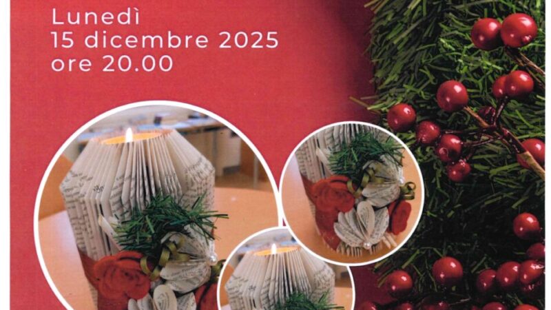 Biblioteca di Pinzolo Lunedì 15 dicembre ore 20 “Laboratorio creativo di Natale”