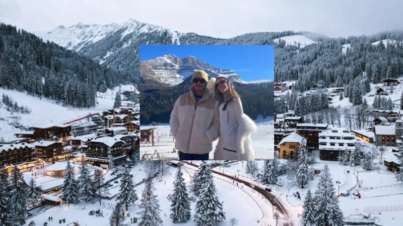 Skiarea Madonna di Campiglio: Valentino Rossi e famiglia in vacanza sulla neve