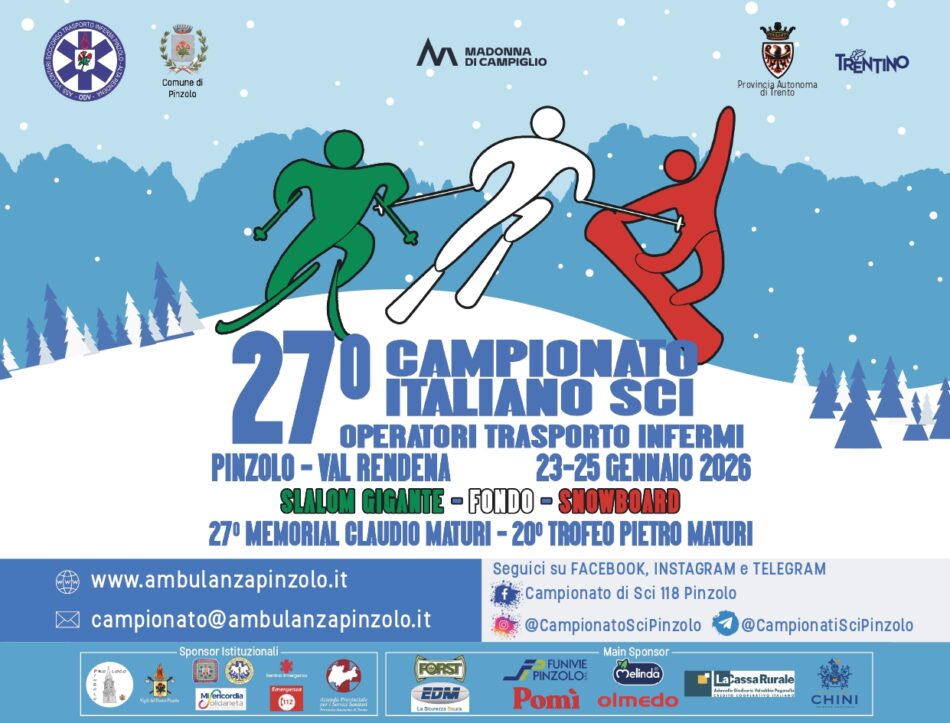 27^ edizione del Campionato Trasporto Infermi – 23-25 Gennaio 2026