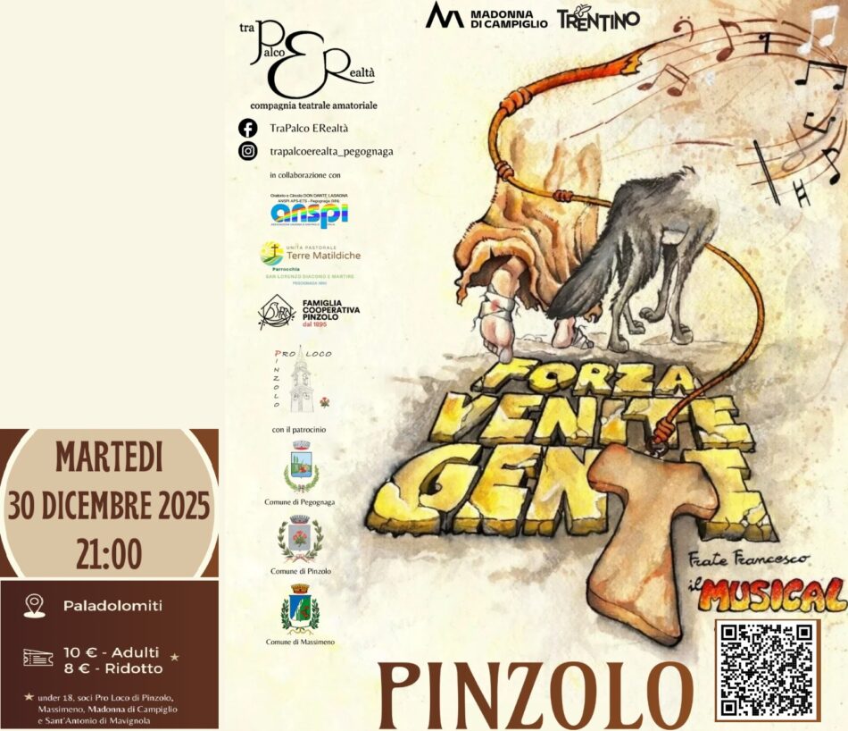 Forza Venite Gente – 30 dicembre al Paladolomiti: ormai vicino il “sold out”