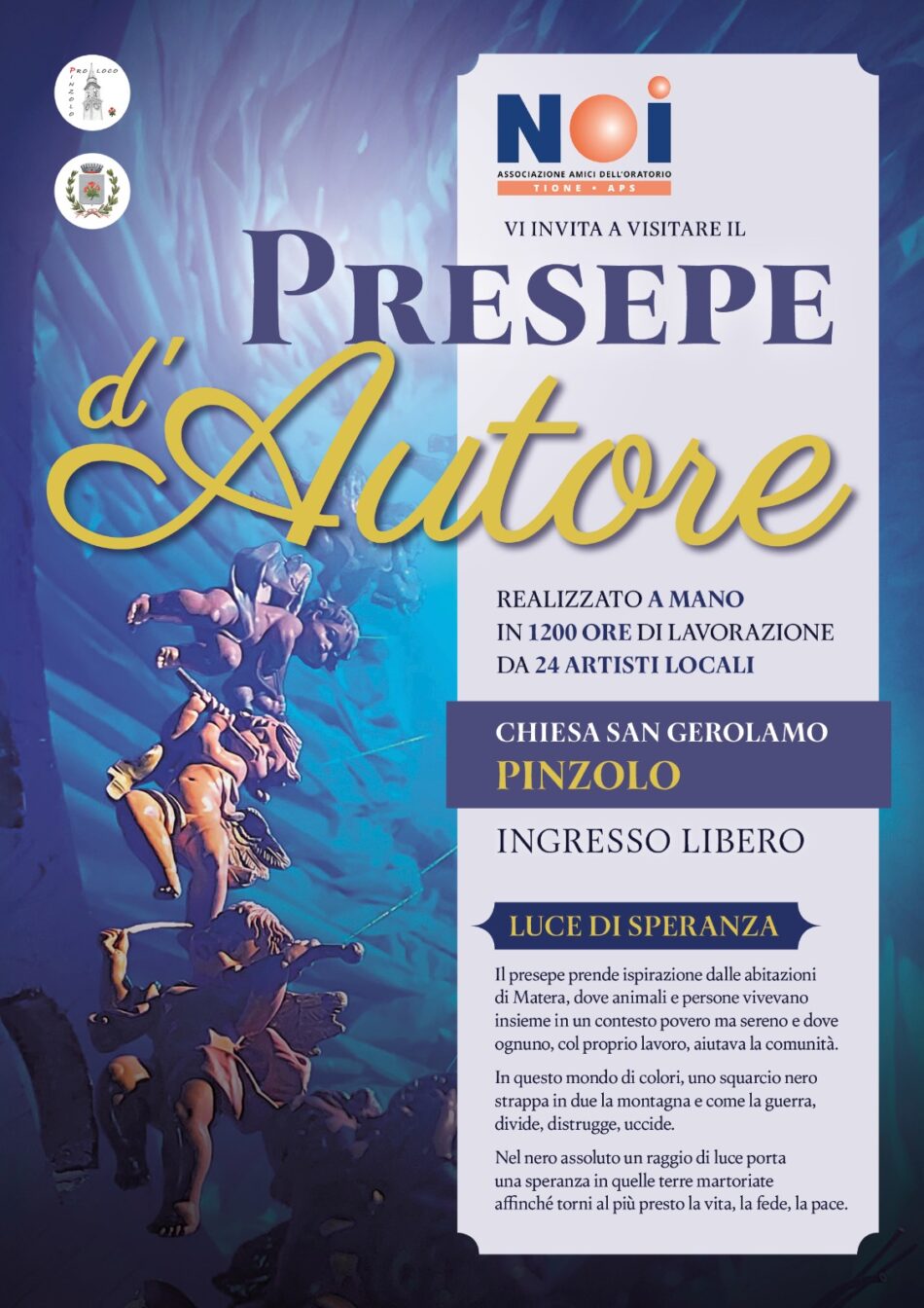 Pinzolo – Presepe d’Autore alla chiesa di San Gerolamo – Ingresso libero