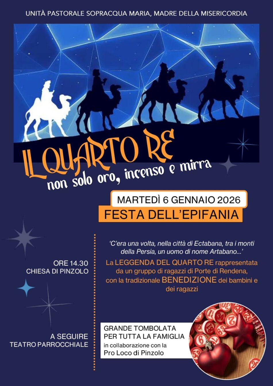 Pinzolo Martedì 6 gennaio “Festa dell’Epifania”