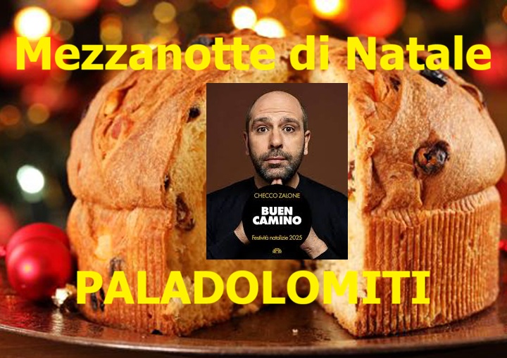 Anteprima di “Buon Camino” al Paladolomiti di Pinzolo nella notte di Natale