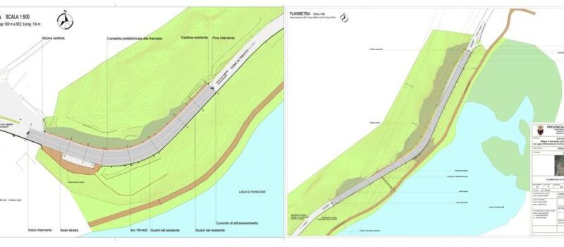 Aggiudicata la messa in sicurezza delle curve al lago di Roncone