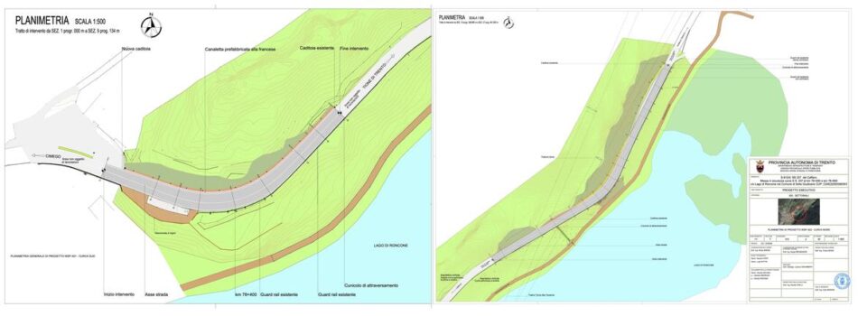 Aggiudicata la messa in sicurezza delle curve al lago di Roncone