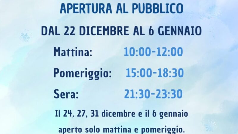 Stadio del Ghiaccio di Pinzolo: Orari di apertura Natale 2025/26