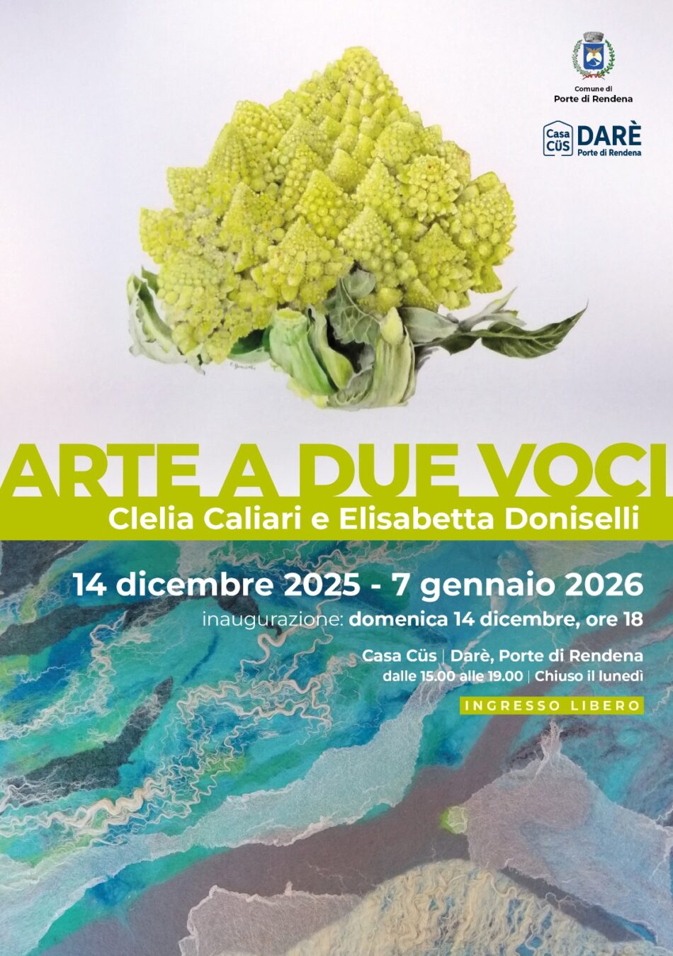 Inaugura a Darè la mostra “Arte a due voci”