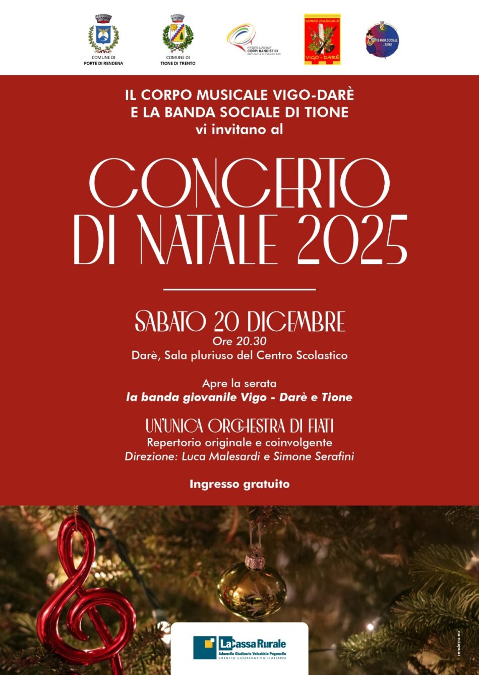 Concerto di Natale a Darè musica e tradizione per le feste