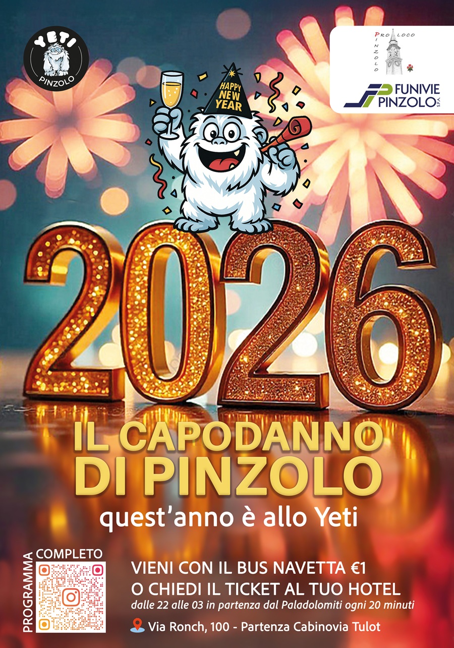 Pinzolo inaugura il nuovo Capodanno allo Yeti Après Ski