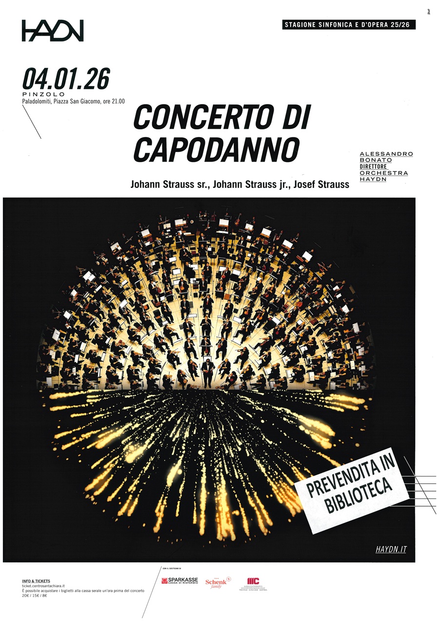 Pinzolo Paladolomiti Domenica 4 gennaio “Concerto di Capodanno” con l’orchesta Haydn