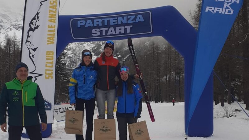Giorgia Pollini di Pelugo vince la gara di Coppa Italia a Macugnaga