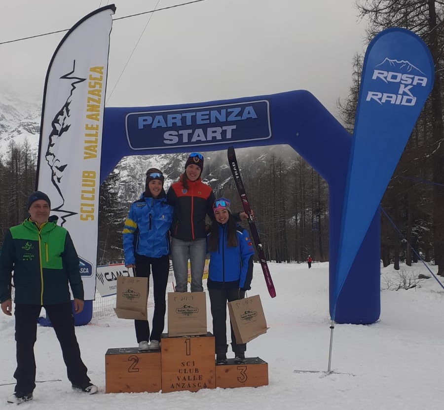 Giorgia Pollini di Pelugo vince la gara di Coppa Italia a Macugnaga