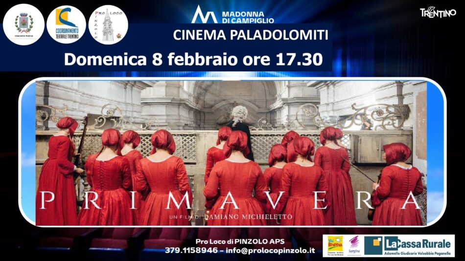 Cinema a Pinzolo: Domenica 8 febbraio ore 17.30 “Primavera”