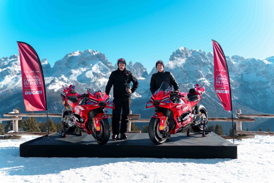 “CAMPIONI IN PISTA”: dal 18 al 21 Gennaio Ducati torna in Trentino,  a Madonna di Campiglio
