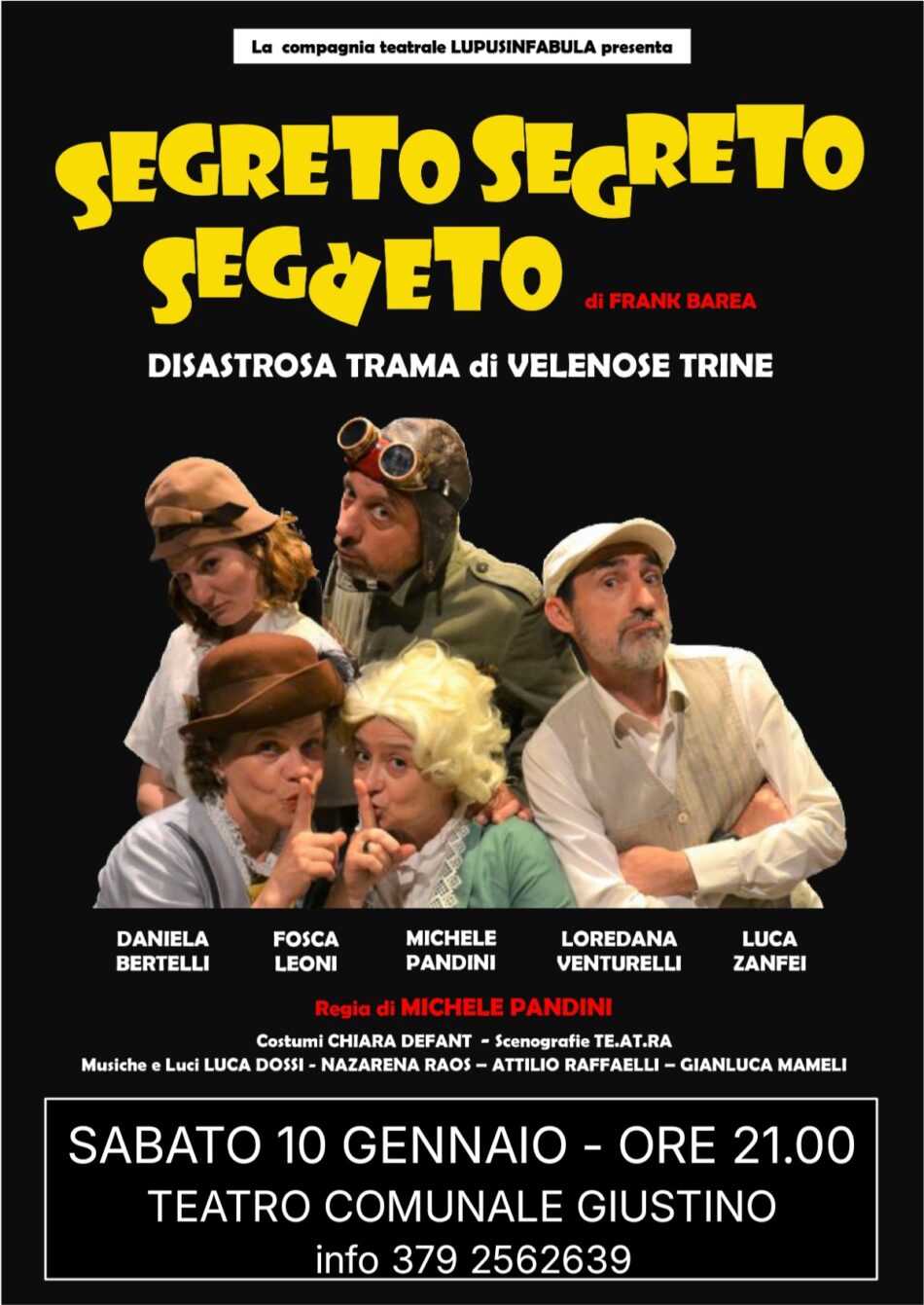 Teatro comunale di Giustino “Segreto segreto segreto”