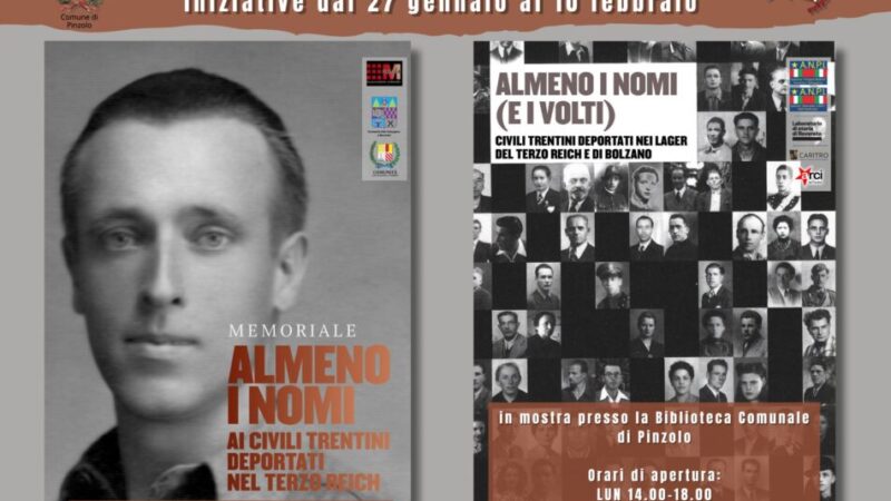 Pinzolo Giorno della Memoria: iniziative dal 27 gennaio al 10 febbraio 2026