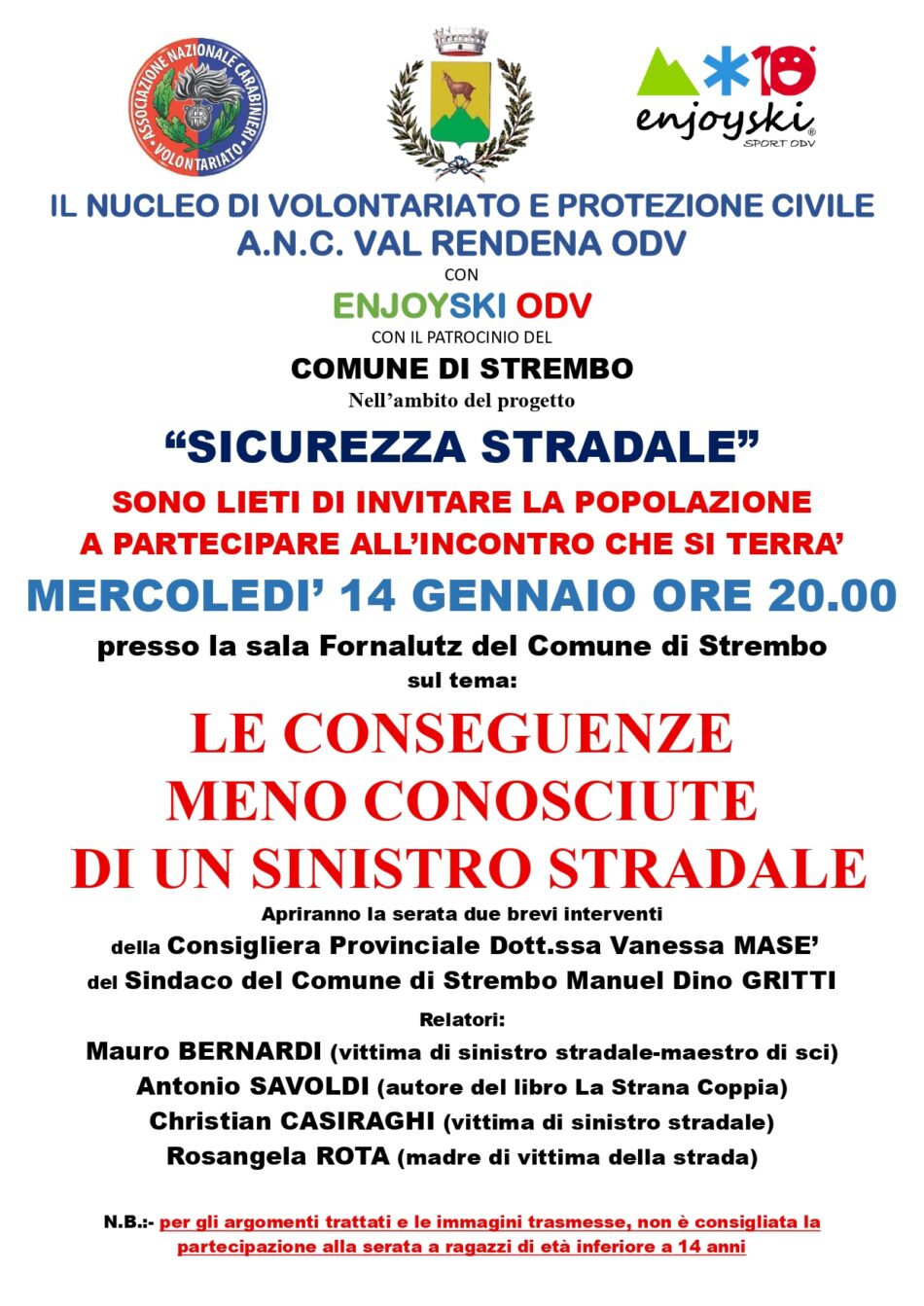 Nucleo ANC-PC Val Rendena OdV – Relazione Sociale anno 2025