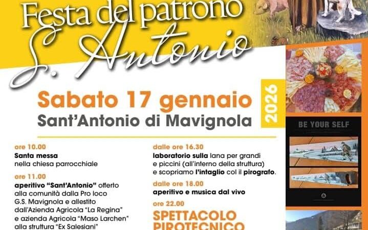 Mavignola sabato 17 gennaio 2026 – Festa del Patrono S.Antonio