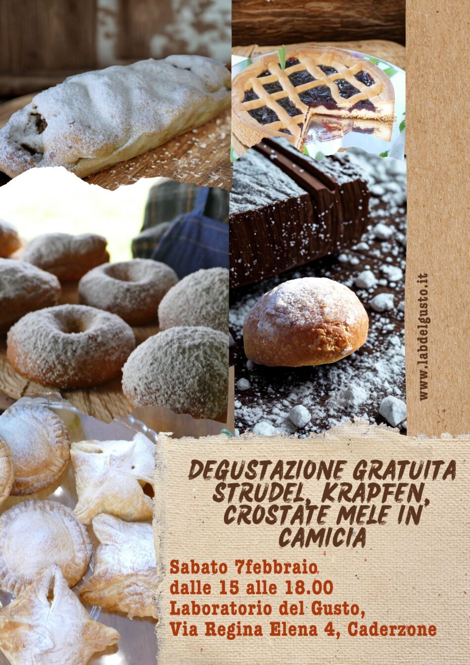 Caderzone Terme Sabato 7 febbraio “Degustazione gratuita di dolci del Trentino”