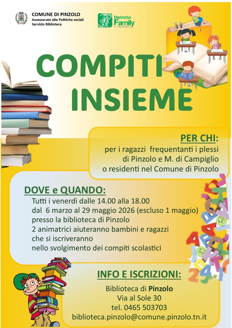 Biblioteca di Pinzolo: Compiti insieme