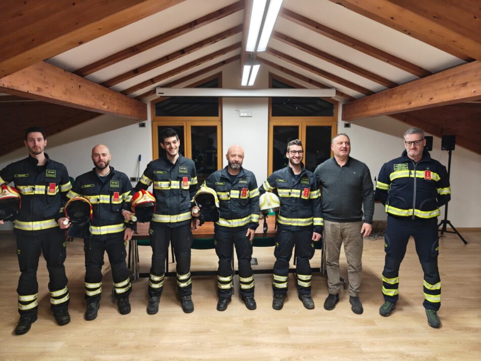 Rinnovate le cariche dei Pompieri volontari di Vigo – Darè