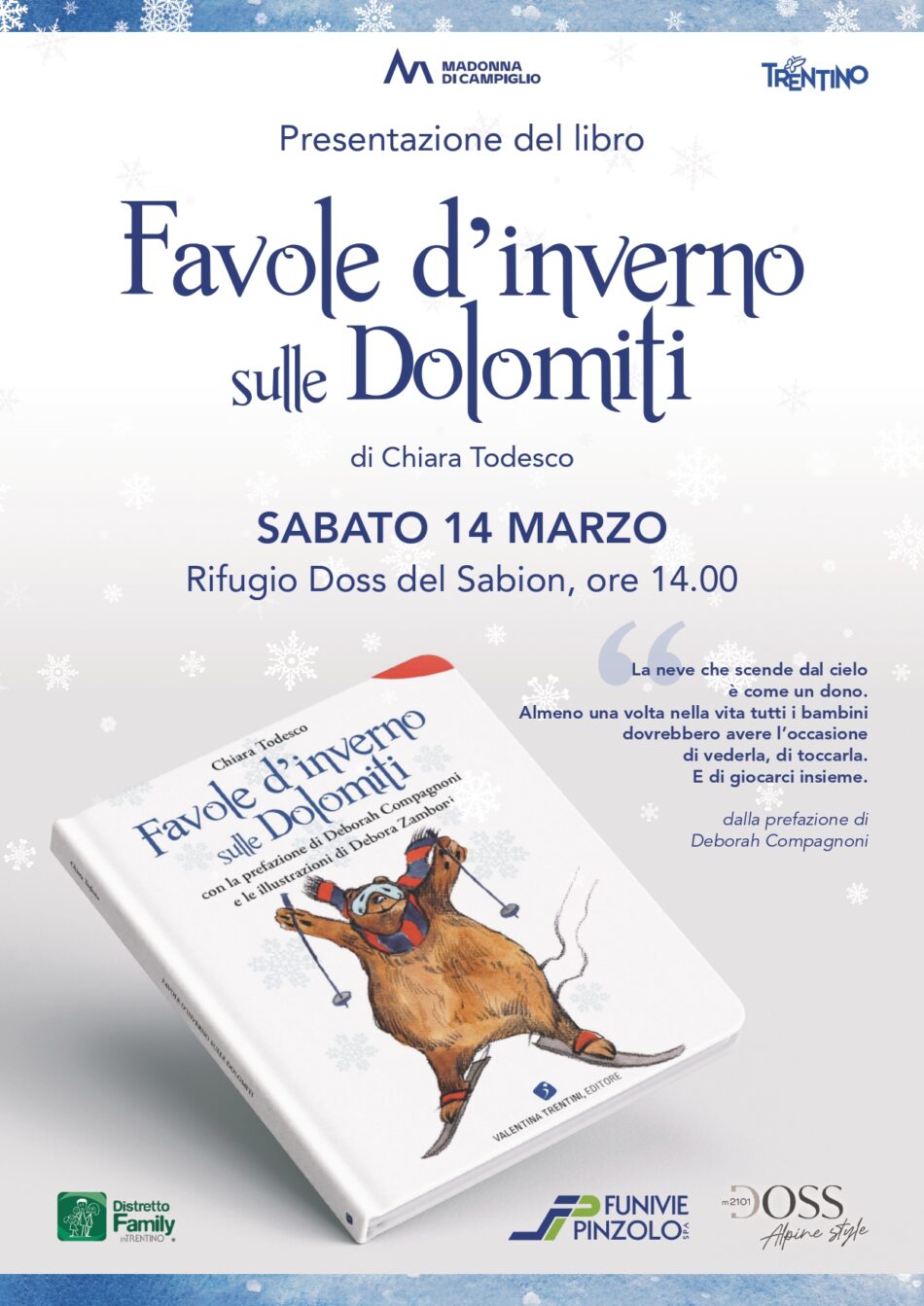 Favole d’inverno – Doss del Sabion 14 marzo 2026