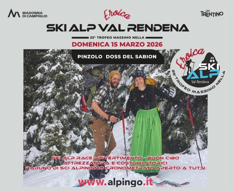 Pinzolo: Aperte le ISCRIZIONI all’Eroica Ski Alp Val Rendena – 25° Trofeo Massimo Nella