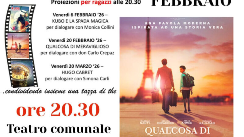 Teatro di Giustino: CINEFORUM PER RAGAZZI –  Qualcosa di Meraviglioso 
