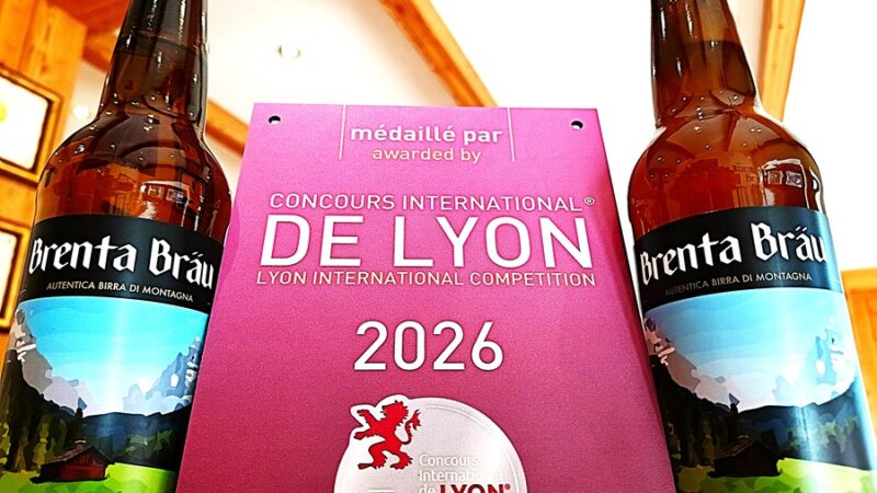 Concorso Internazionale di assaggio delle birre di Lione: due prestigiosi riconoscimenti per il Birrificio Val Rendena