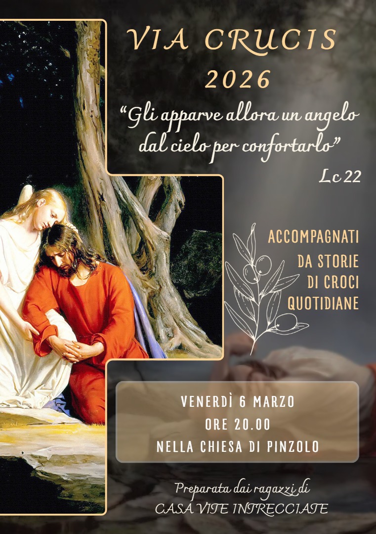 Chiesa di Pinzolo Venerdì 6 marzo ore 20 “Via Crucis 2026”