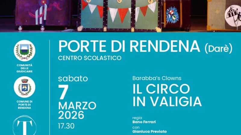 Il teatro ragazzi a Porte di Rendena con “Il circo in valigia”
