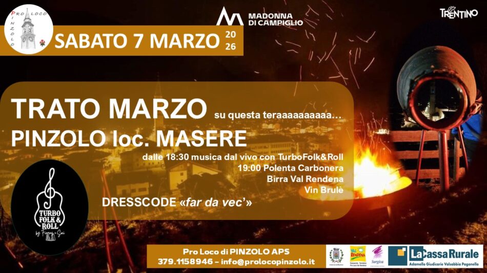 Pinzolo Sabato 7 marzo “TRATO MARZO su questa teraaaa”