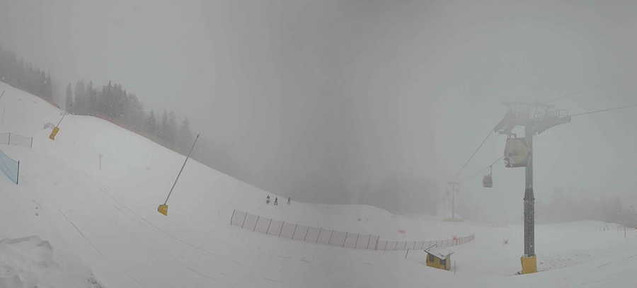 Skiarea Madonna di Campiglio: fine settimana di maltempo e neve in quota