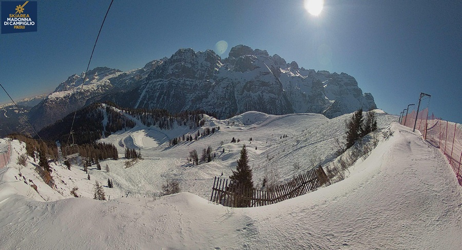 Meteo, torna la neve sulle montagne del Trentino
