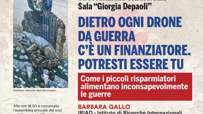 Trento Venerdì 13 marzo “Investimenti etici? Sì, grazie”