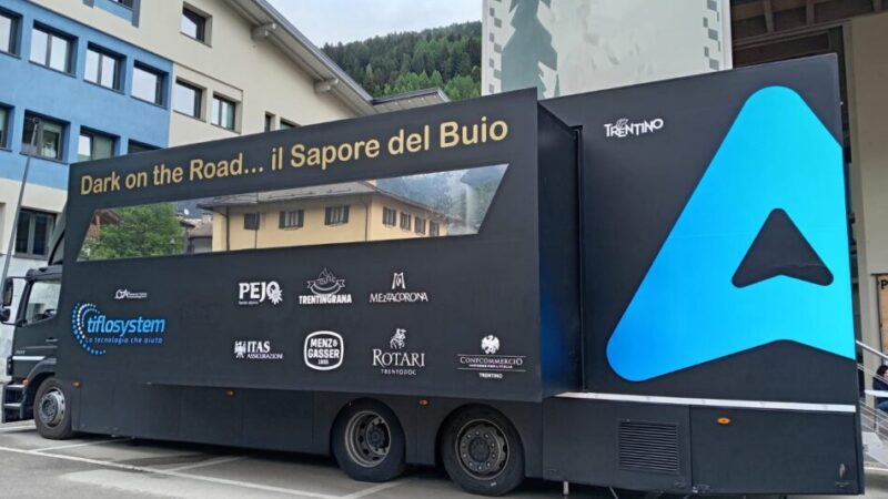 Anche a Pinzolo “Dark on the Road … Il Sapore del Buio”