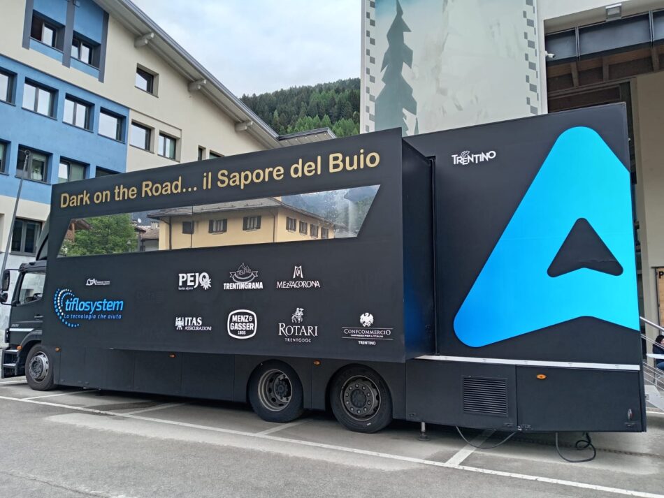 Anche a Pinzolo “Dark on the Road … Il Sapore del Buio”