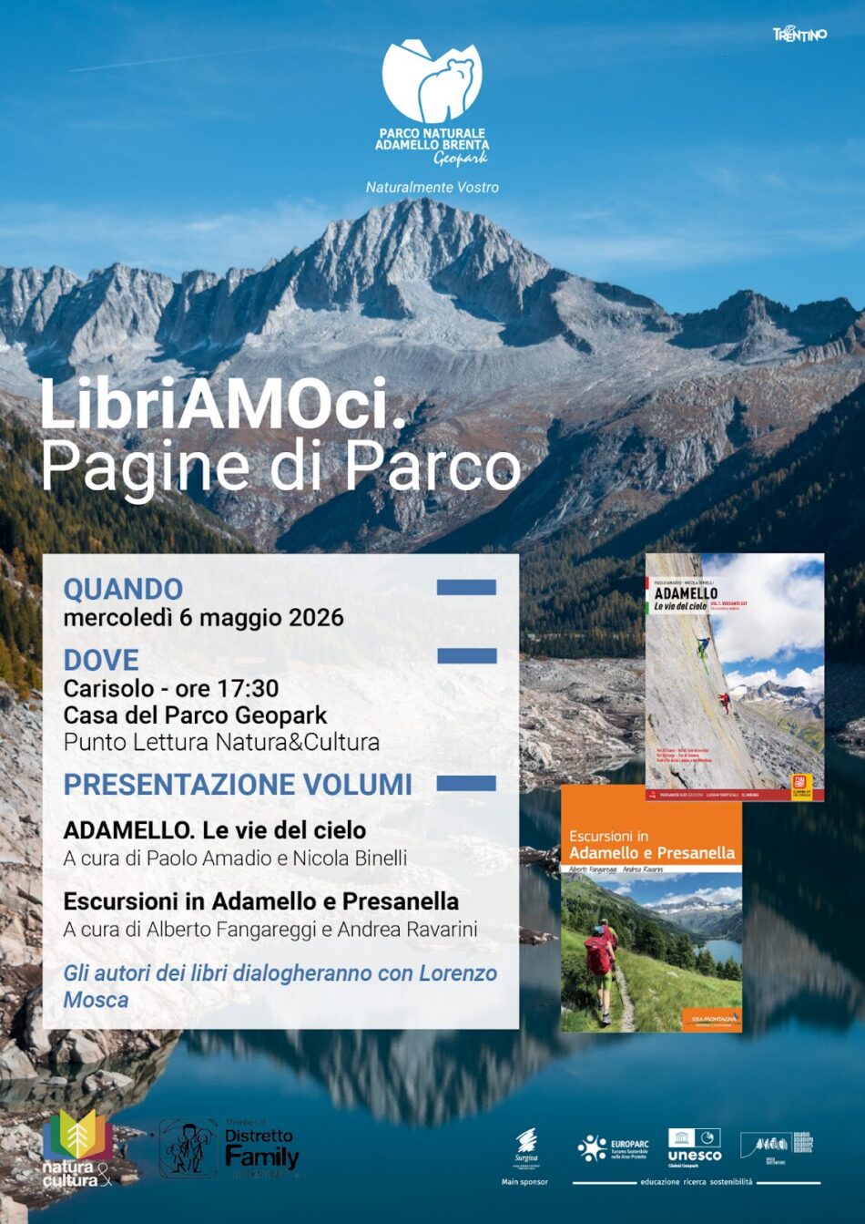 Carisolo – mercoledì 6 maggio 2026 – Presentazione di due volumi