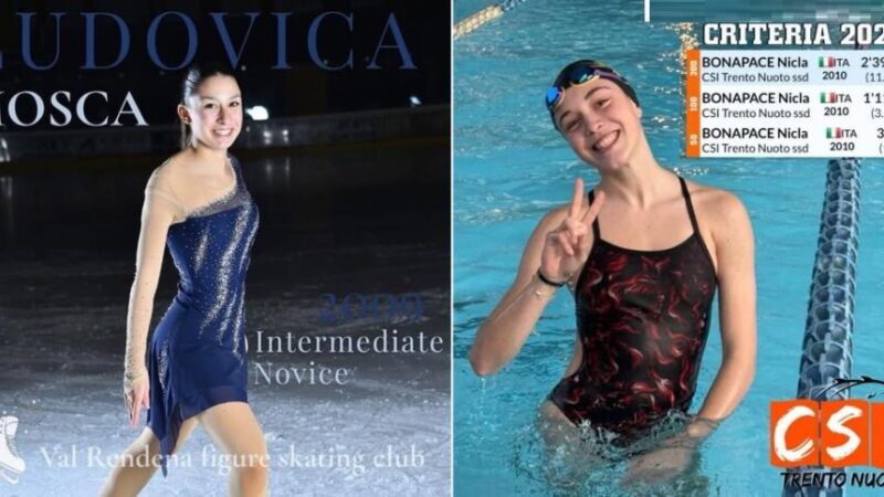 Altre due campionesse a Spiazzo: In bocca al lupo a Ludovica Mosca – Nicla Bonapace tra le migliori ai Nazionali Giovanili