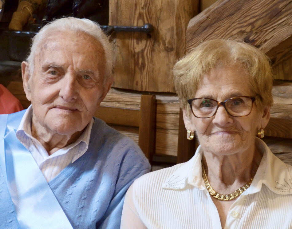 Pinzolo: Vitalina e Giacomino festeggiano il 65° anniversario di matrimonio