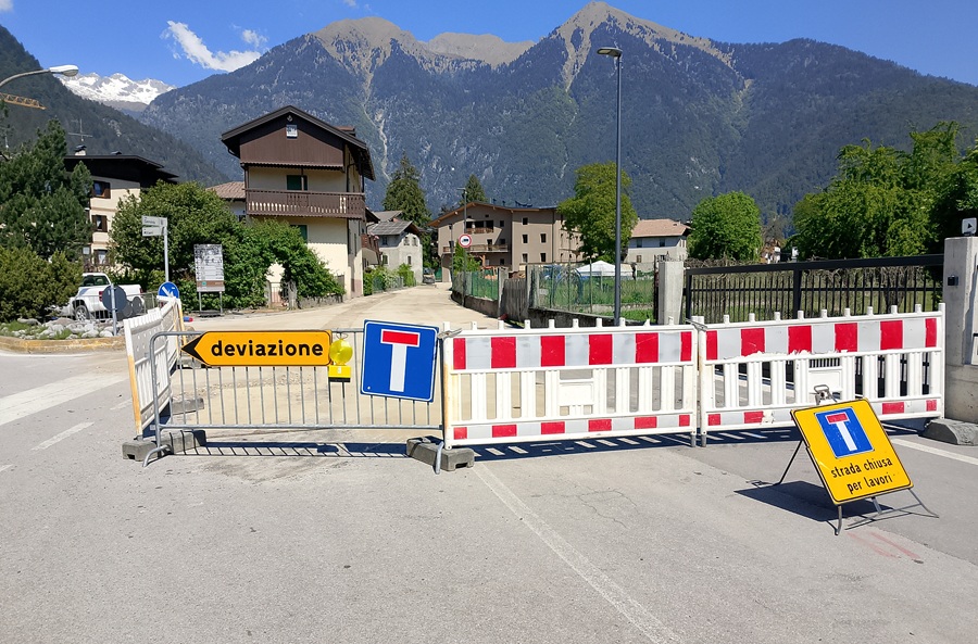 Pinzolo, ultimi mesi di disagi: i cantieri Pnrr chiuderanno entro giugno