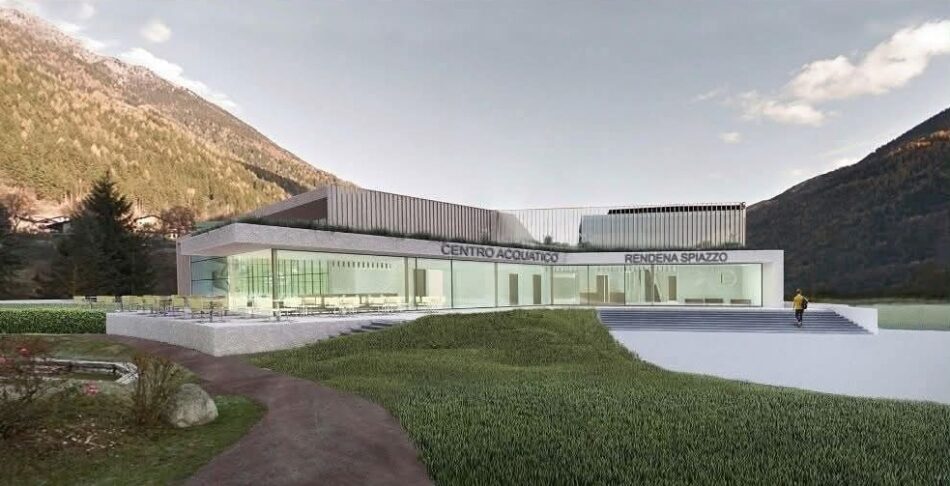Il progetto del nuovo centro acquatico di Spiazzo in val Rendena