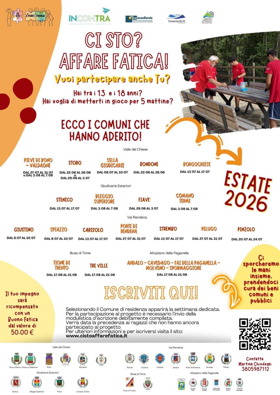 “Ci sto? Affare fatica!”: ecco i Comuni che hanno aderito