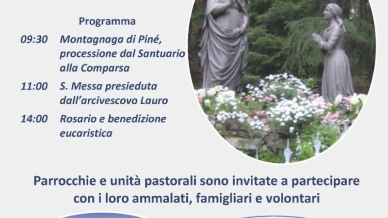 Domenica 31 maggio: Pellegrinaggio alla Madonna di Piné con l’Arcivescovo Lauro