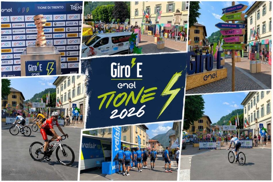 Giro-E Enel, oggi la tappa da Tione ad Andalo Sport, spettacolo e promozione del territorio nel giorno della “Corsa Rosa” elettrica