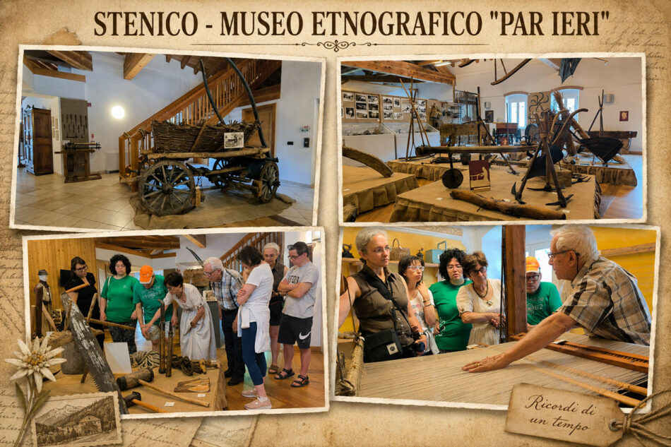 TIONE – IL LABORATORIO SOCIALE IN VISITA AL “Par Ieri” DI STENICO
